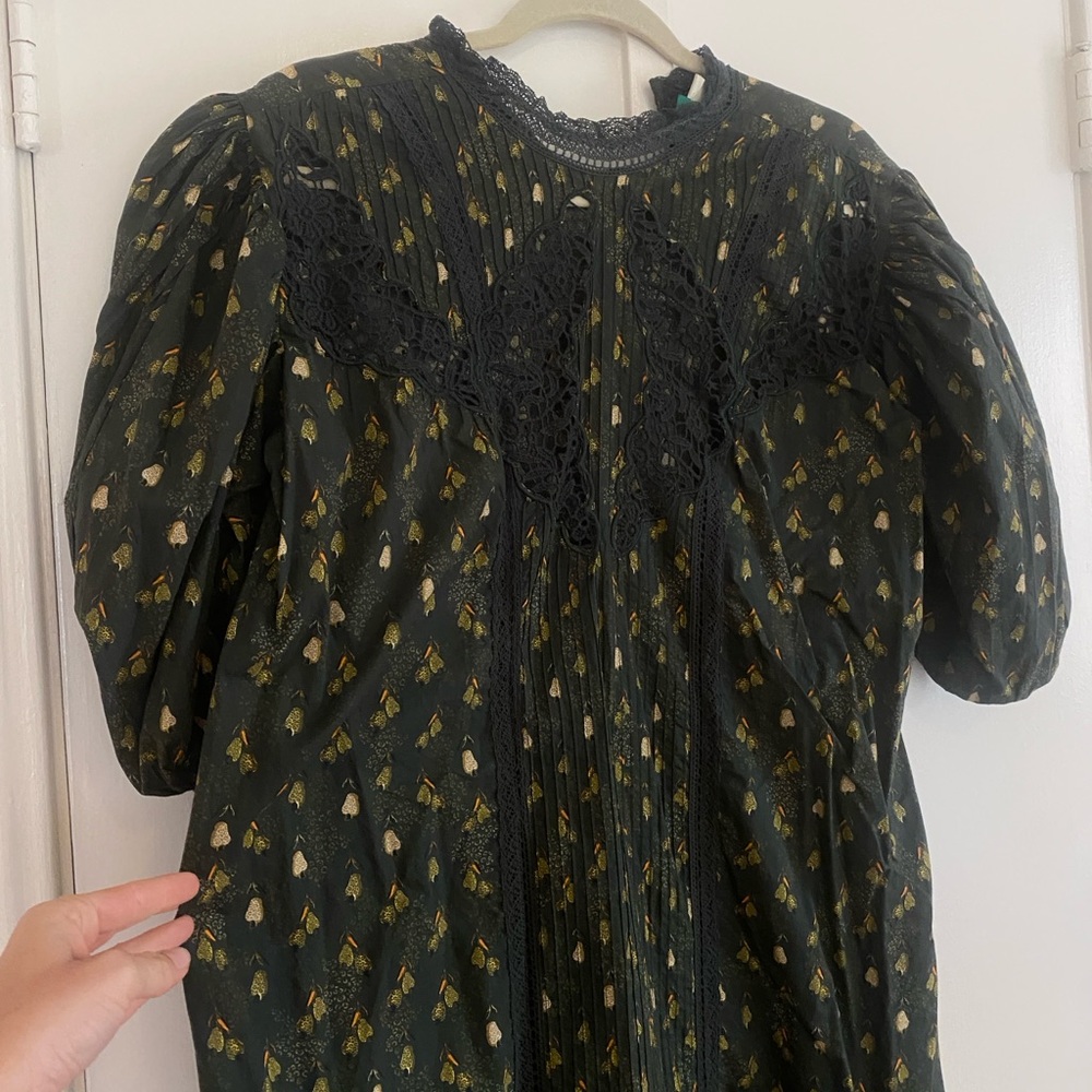 FARM Rio Military Cashew Mini Dress - L